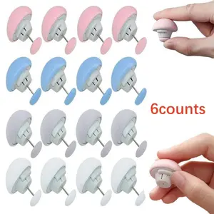 Bed Sheet Quilt Clip, 6 Counts Anti Slip Blanket Buckles, One Button Unlock Duvet Cover Quilt Fixer, Quilt Fastener Clip Holder, Bedding Accessories