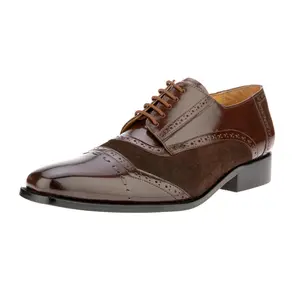 Sanft Leather Oxford Brogue Style Dress Shoes