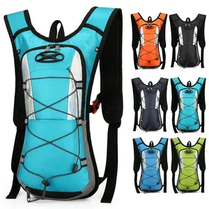Multifunctional Men’s Waterproof Large Capacity Outdoor Sports Backpack with Hydration Bladder Helmet Holder for Cycling Hiking Mountaineering Running Travel Unisex Hydration Pack