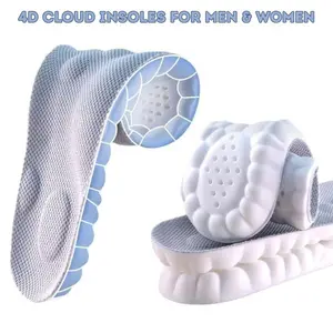 4D Cloud Insoles for Men & Women, Anti Fatigue Shoe Inserts, Shock Absorption Orthotic Insoles for Foot Pain Relief, Comfort Cushion Cloud Soles