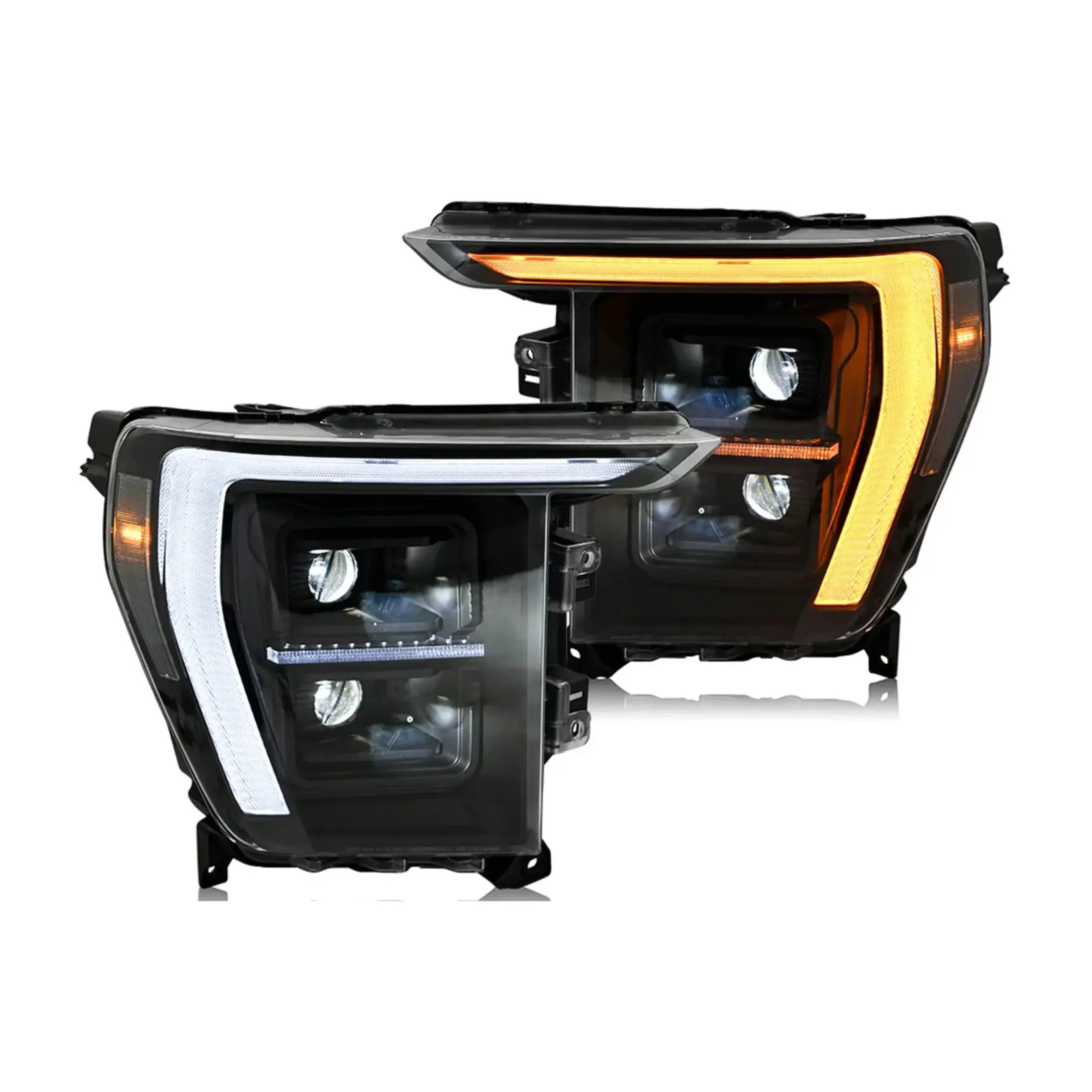 2021-2023 Ford F-150 LED Dual Projector Headlights Assembly