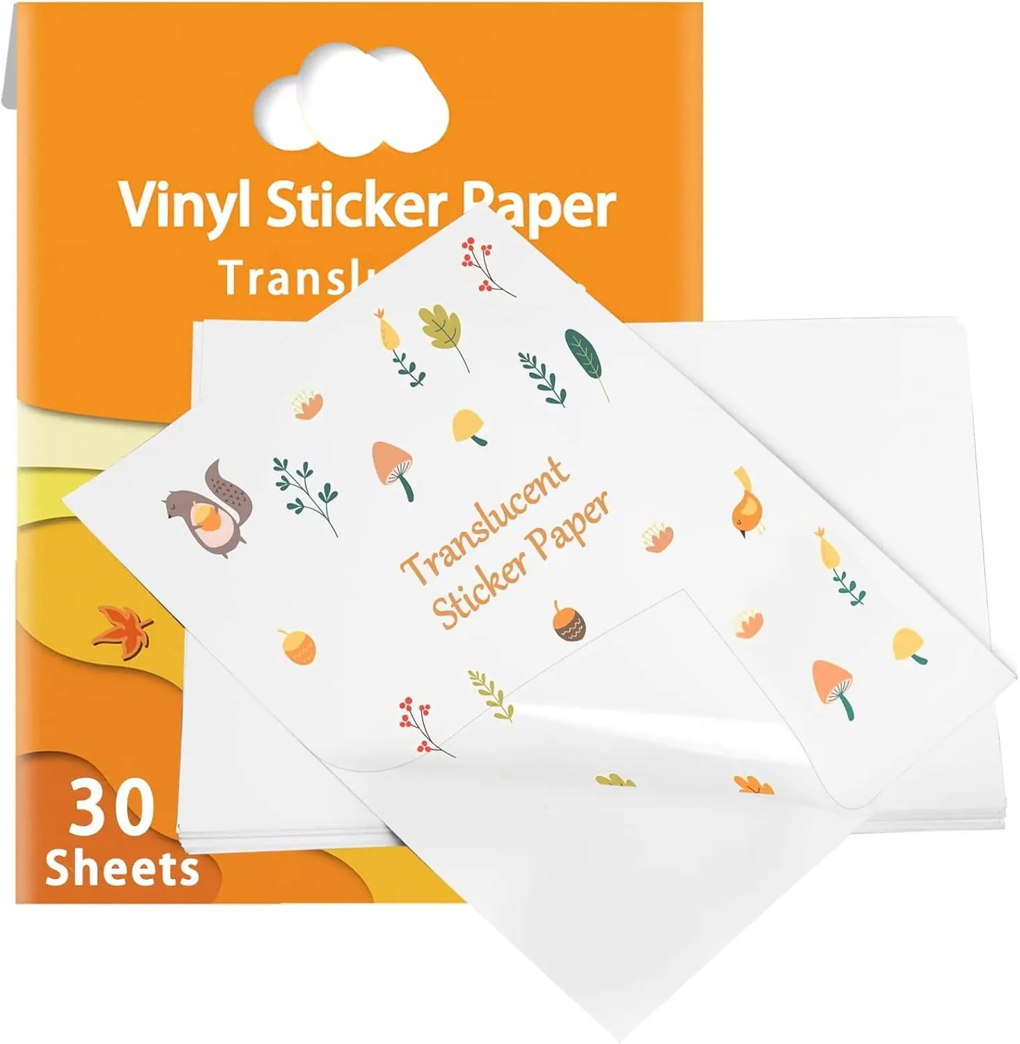 Printable Vinyl Sticker Paper for Your Inkjet Printer - 8.5 x 11 Inches ...