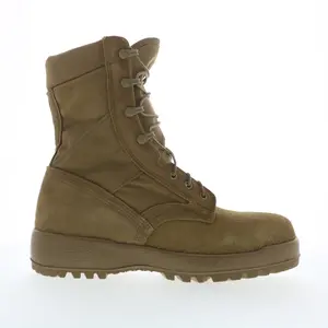 McRae Tactical HW CB Made In USA 8989 Mens Brown Wide Suede Tactical Boots