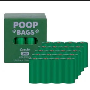 Bio-Based Pet Doggie Cornstarch Compost Waste Bags - Customized Wholesale