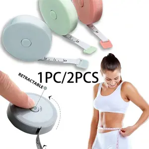 60-Inch Retractable Tape Measure, Soft Mini Measuring Tape for Waist Measurement, Small Object Measurement, DIY, Outdoor, Office, School