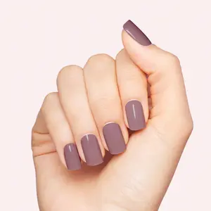 DASHING DIVA Mulberry Mood Semi-Cured Gel Nail Strips - Smoky Purple