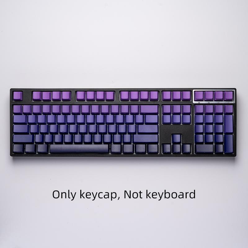 RGB Backlight Keycap, PBT Keycap, Keyboard Keycap for 6.25U Space 61 68 75 82 87 98 100 108, Computer Accessories