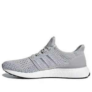 Adidas Ultra Boost Clima Men's Grey Primeknit All-Seasons Round Toe Laces Closure BY8889 Shoes with Boost Cushioning & Sweat-Wicking Yarns
