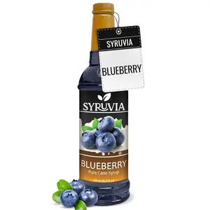Syruvia Blueberry Syrup For Drinks 25.4 Ounces Blueberry Flavoring Syrup
