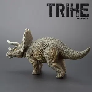 Jurassic Dinosaur Model Realistic Animal Figurine Prehistoric Toy Triceratops Pentaceratops Boy Birthday Gift Collection Display