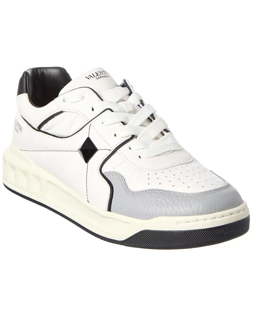 Valentino Roman Stud Leather Sneaker