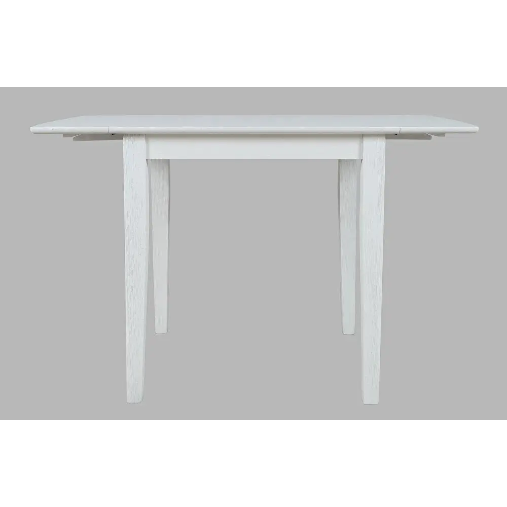 Coastal Wire-Brushed Acacia Drop-Leaf Coastal Wire-Brushed Acacia Dining Table