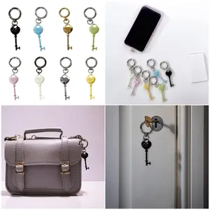 Personalized Alloy Keychain For Couples Lightweight Heart Design Love Heart Key Ring Versatile Bag Backpack Accessory