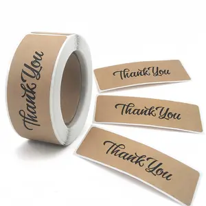 Paper Stickers for Scrapbooking & Gifts, Perfect for Gift Wrapping, DIY Crafts & Stationery Needs, Create with Love Design Thank You Card