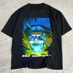 1995 Dj Screw 'Bigtyme Recordz, Vol. Ii All Screwed Up' Skull Black T-Shirt Unisex All Sizes, Graphic Tees, Gift For Fans