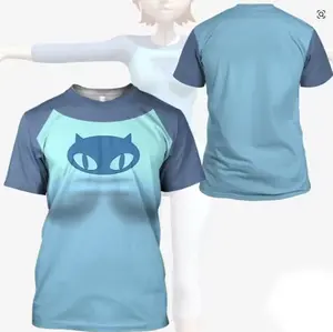 Animated Alien Watch 3D Print Men T-Shirt, Summer Quick Dry Sport Jersey, Breathable Outdoor Training Short Sleeve Top