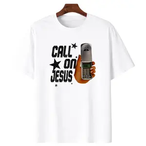 Print Round Neck Tee, Casual Short Sleeve T-Shirt for Daily WearTropical