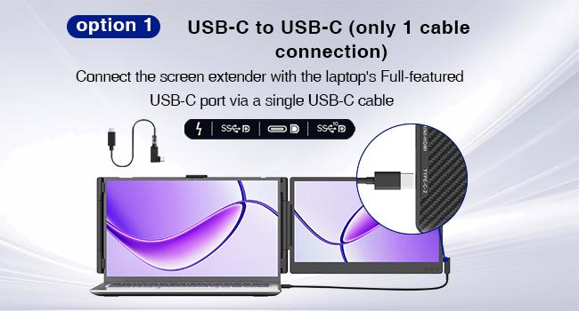 Siaviala Laptop Screen Extender, 14” FHD 1080P IPS Dual Laptop Monitor Extender, Portable Monitor for 13-17.3” Laptops, Plug & Play Dual Screens for Windows/Mac with USB C/HDMI Port computer accessory Siaviala Laptop Screen Extender, 14” FHD 1080P IPS Dual Laptop Monitor Extender, Portable Monitor for 13-17.3” Laptops, Plug & Play Dual Screens for Windows/Mac with USB C/HDMI Port computer accessory