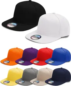 10 Pack Blank Snapback Hats for Men Flat Brim Hats Baseball Caps Bulk