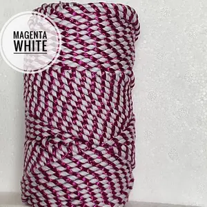 Metallic Macrame Rope | 3mm Metallic Rope | 141 Feet | Rose Gold Rope | 3mm blended rope | Metallic Cotton Blended Rope | Macrame Rope