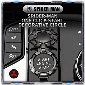 Car start protection cover ignition switch button decoration For Mitsubishi ASX Lancer Pajero Outlander L200 EVO Lancer EX