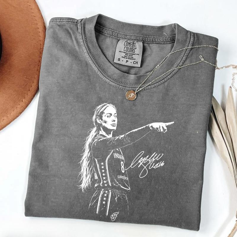 Comfort Colors Vintage Sophie Cunningham Point Signature Basketball Shirt Unisex Sports Tee