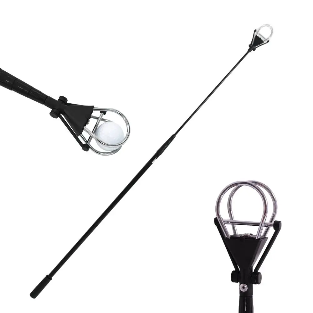 Mobile Pro Shop 15ft Telescopic Golf Ball Retriever, Lightweight & Durable Plastic Golf Course Accessory, Easy Ball Picker for Adults for Water & Hard-to-Reach Areas
