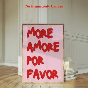 Wall Art Poster, Fashionable Love Quote Prints, Seductive Text Canvas Painting, Unframed, Unique Creative Wall Decor, Modern Home Decor