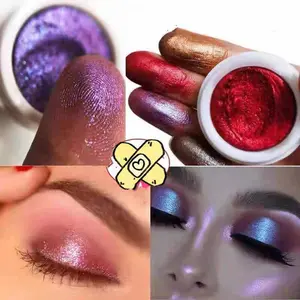 Twelve Colors Eyeshadow, Long Lasting Super Pigmented Creamy, Metallic Easy to Blend  Makeup Glitter Cosmetic