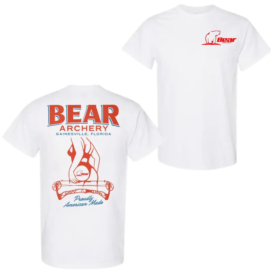 Beaarr Archery 2025 Sexy Girl 2-Sides T-shirt, Unisex Tactical Gear For Hunting Lover, 100% Cotton Casual Wear, Made in USA, Perfect for Archery Enthusiasts