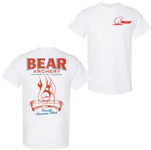 Beaarr Archery 2025 Sexy Girl 2-Sides T-shirt, Unisex Tactical Gear For Hunting Lover, 100% Cotton Casual Wear, Made in USA, Perfect for Archery Enthusiasts