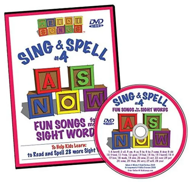 USED-Sing & Spell the Sight Words: Volume 4 - Fun Songs for more Sight Words DVD (Unknown)