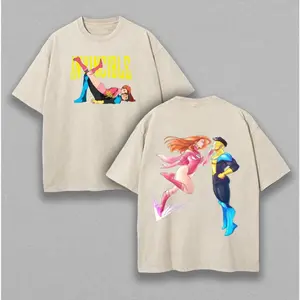 Invincible Mark Grayson - Atom Eve Variants Washed 2 Sided Shirt, Easy Care, Machine Wash Safe, Full Color Selection, Pick Your