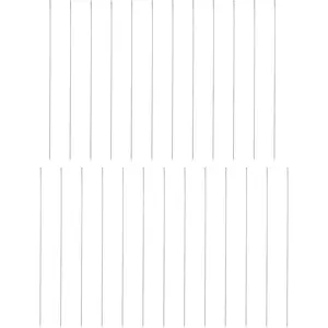 25pcs Sewing Needles 0.4mm Diameter 100mm (3.94") Long Ultra-Thin Stainless Steel Hand Embroidery Bead Needles for Jewelry Making DIY Crafts