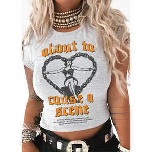 ABOUT TO CAUSE A SCENE GRAPHIC BABY TEE