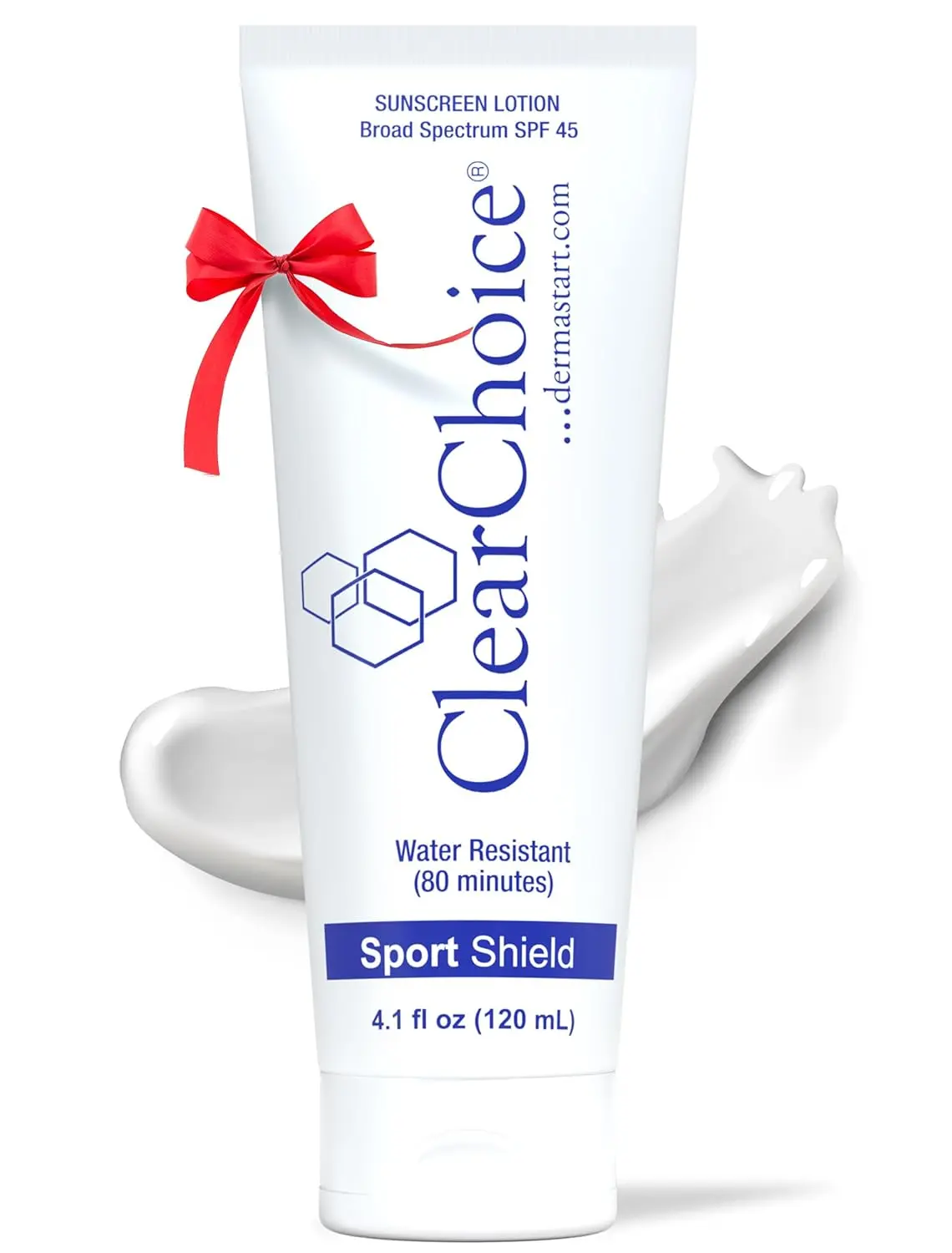 ClearChoice Sport Shield Facial Sunscreen SPF 45 Oil-Free Hydrating Formula with Zinc Oxide & Hyaluronic Acid Water-Resistant 4.1 fl oz