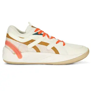 PUMA Mens X Childhood Dreams Trc Blaze Court Basketball Sneakers Shoes - Beige