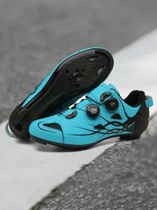 Men's Road Cycling Shoes Bike Shoes with Adjustable Buckle, Breathable Mesh Upper, Sporty Style, Comfort and Performance, All Seasons