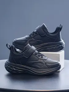 Unisex Low Top Sneakers for Boys & Girls, Comfortable Casual Shoes for All Seasons, Youth Shoes, Anti-Slip Shock Absorbing Running Shoes, Sporty Running Shoes, Trainer Shoes, Training Shoes, Sports Athletic Shoes
