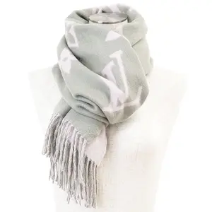 Pre-owned Louis Vuitton Cashmere Small Leather Goods Echarpe Reykjavik Monogram Scarf