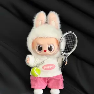 Labubu Doll Clothes Sports Style Tennis Suit for 1-3TH Generation (ONLY CLOTHES )
