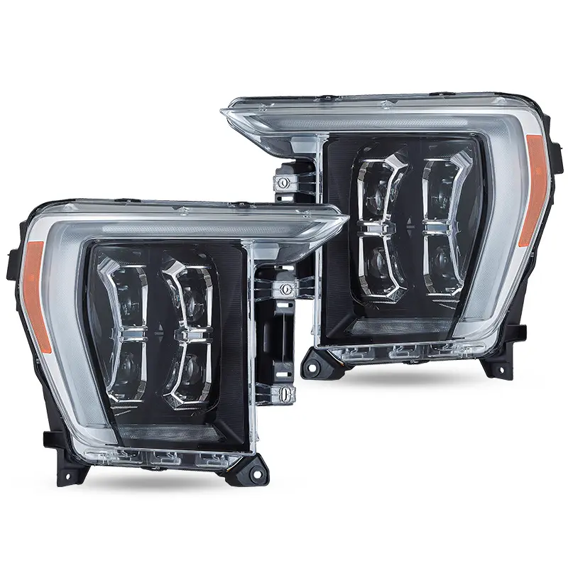 Suitable for the headlights assembly of Ford F150, the Raptor LED Dynamic Beam Headlight, the Headlight Assembly for Parking Lights