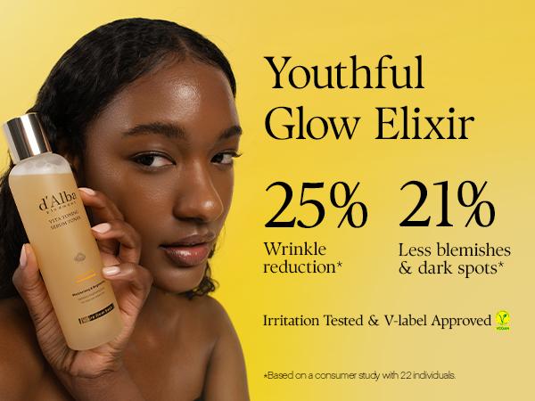 [OFFICIAL d'Alba] [Set] 5 Step Glow Mode On (Day & Night Care) l  l Even Out Skin & Reduce Dark Spots l Simplify Your Skincare with All-In-One Vitamin Routine l Spray Serum + Toner + Serum + Cream + Hydrogel Mask