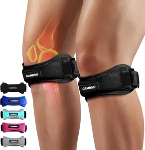 2 Pack Knee Braces for Women and Men, Patella Knee Support Strap, Basketball, Running