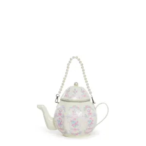 Tea Society Handbag - White