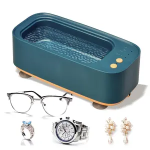 Ultrasonic Jewelry Cleaner ClutchClean Combo Pack with 3 Timers for Dentures, Glasses, Necklaces, and Any Jewels you have ultrasonic  jewelry Portable professional sonic cleaning