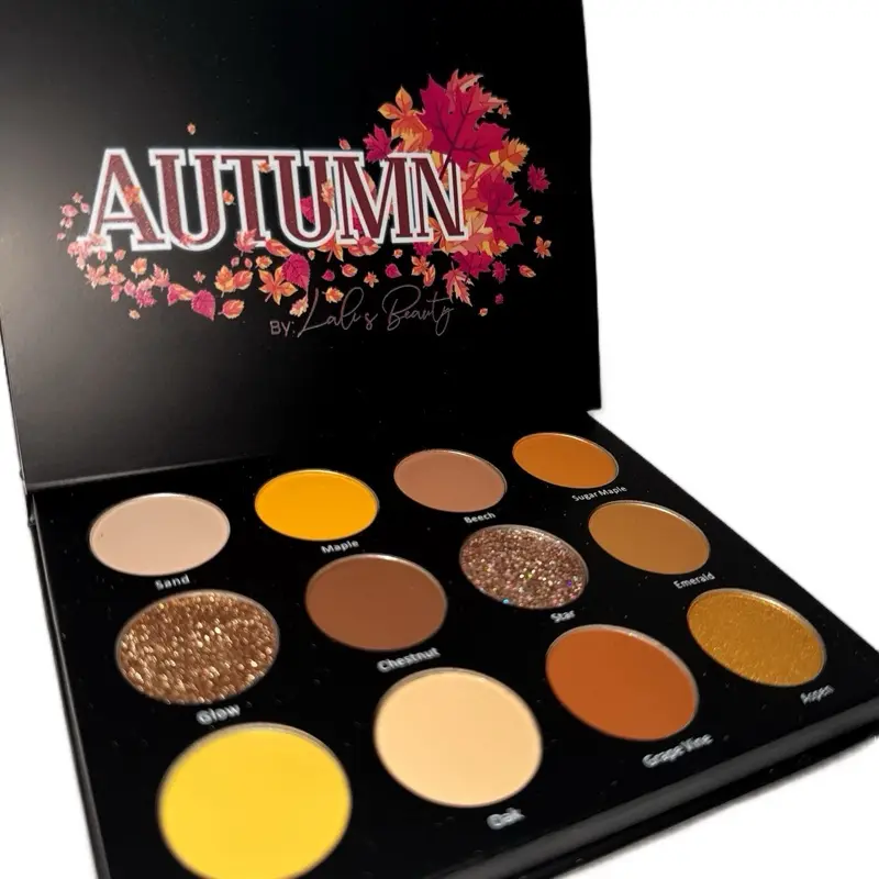 Autumn Palette - 12 Vibrant Fall-Inspired Eyeshadow Colors for a Festive Look