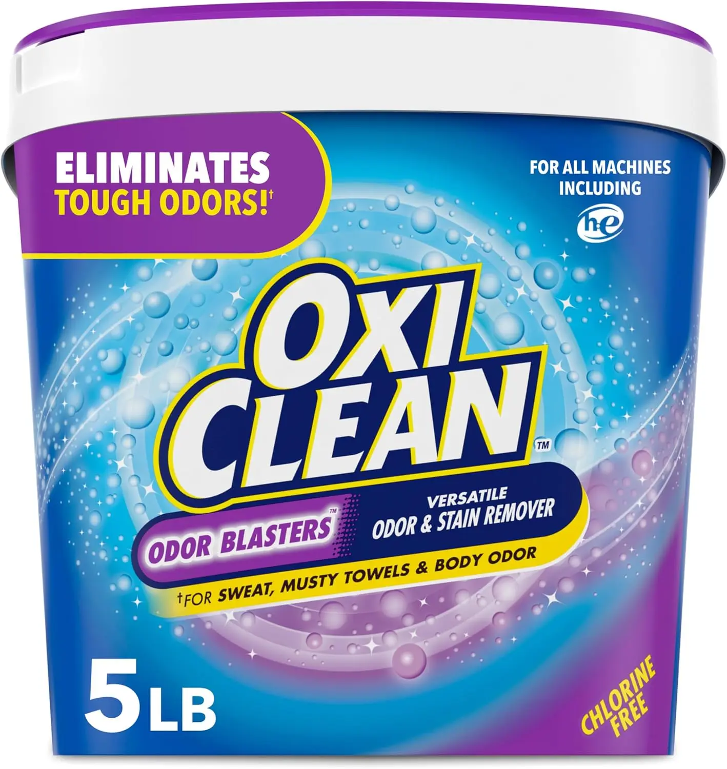 OxiClean Odor Blasters Versatile Odor and Laundry Stain Remover Powder, 5 lb
