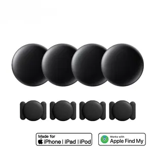1/ 4Pack GPS Tracker Strong Magnetic Car Vehicle Tracking Anti-loss Positioning Device Car Locator work with Apple Find My APP