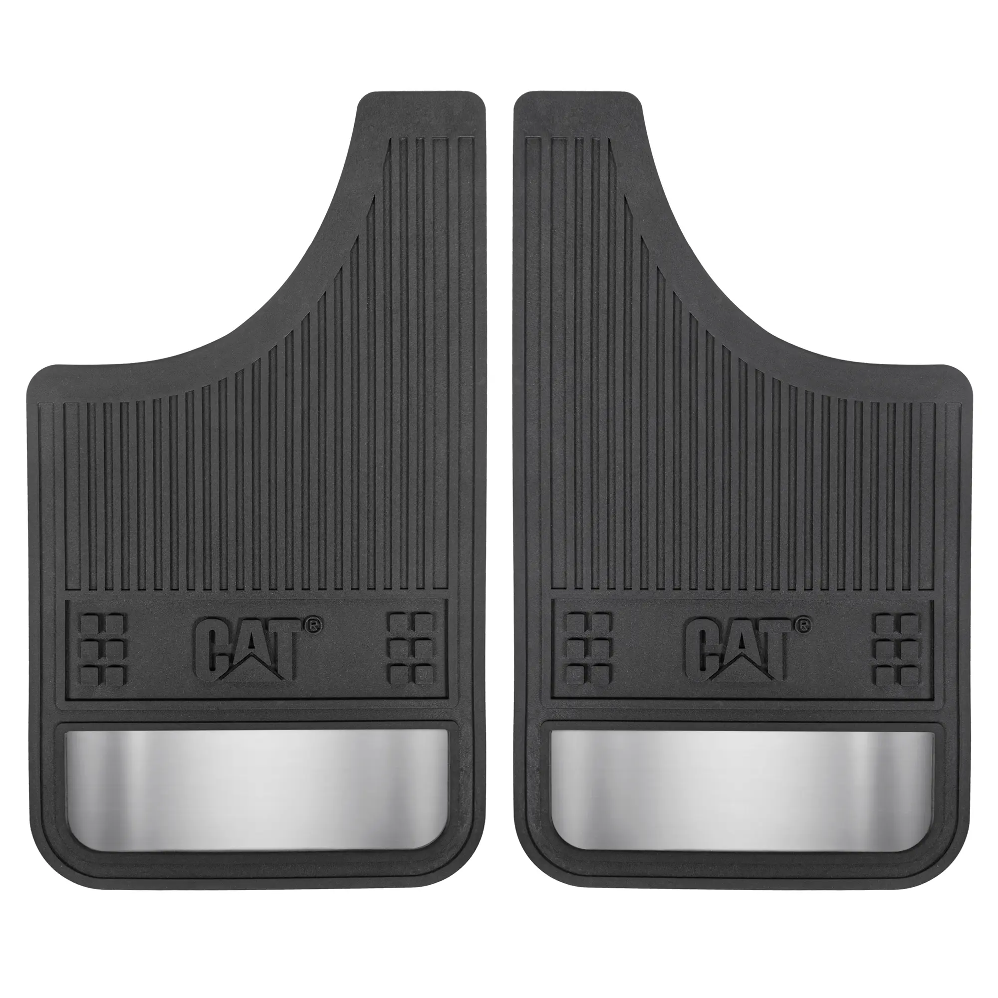 Cat® Heavy Duty Splash Guards Pro Mud Flaps - Ultra Tough Rally Race Fender Flares with Dirt/Slush Protection with Night Reflectors - Easy Installation (2 Pcs for Front/Rear Tires)